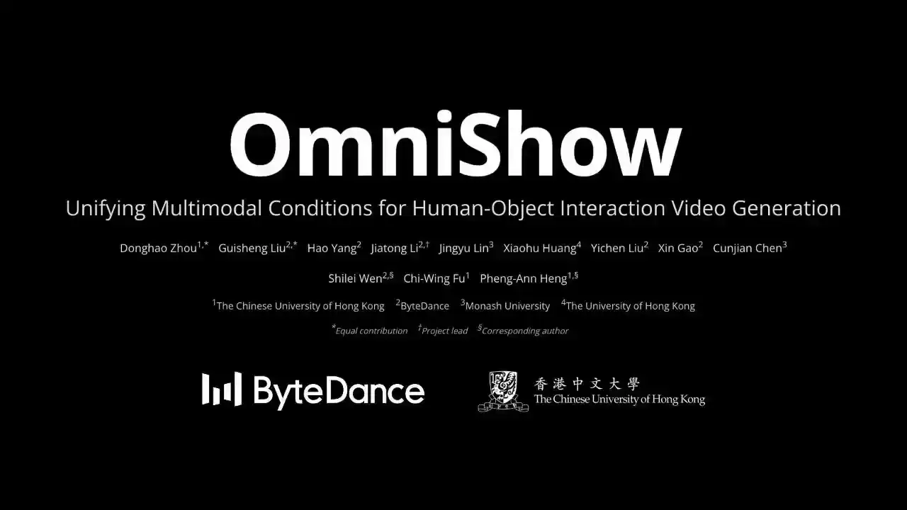OmniShow introduction video